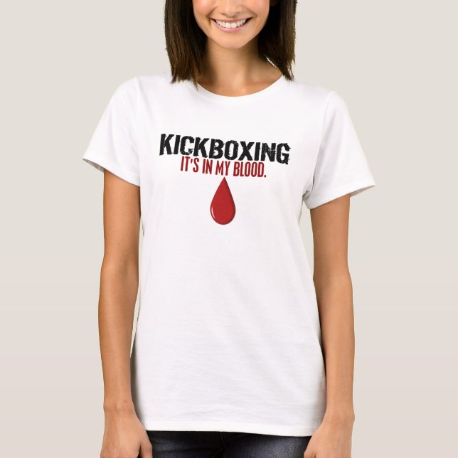 Camiseta Em meu sangue KICKBOXING (Frente)