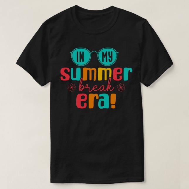 Camiseta Em Meu Verão A Era Da Break Era Engraçada Verão Pr (Frente do Design)