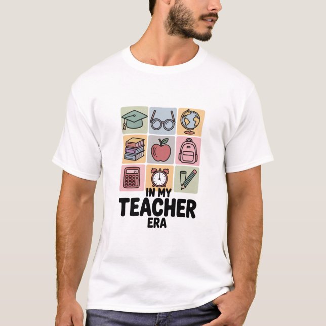 Camiseta Em Minha Era Professora Era Infantil (Frente)