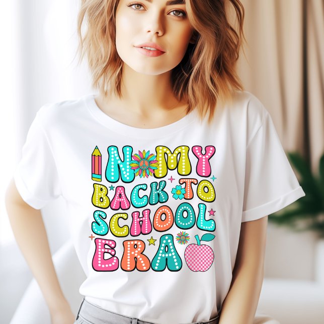 Camiseta Em Minhas Costas À Era Da Escola Tshirt De Profess (Criador carregado)