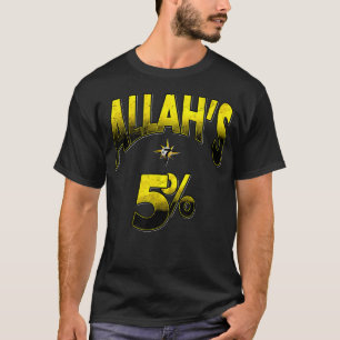 Camiseta Em Nome De Allah 5 7 Meia Lua Estrela