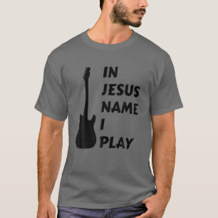 Camiseta Em Nome De Jesus Eu Toco. Religiosa Cristã Faith
