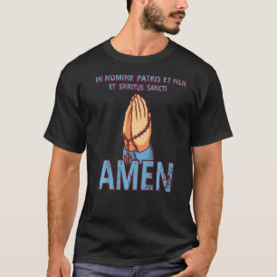 Camiseta Em nomine patris et filii Tradtional Latin Mass Ca