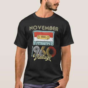 Camiseta Em novembro de 1960 cassete de banda magnética do