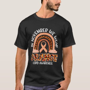 Camiseta Em Novembro Usamos Laranja Conscientização Crps Ar
