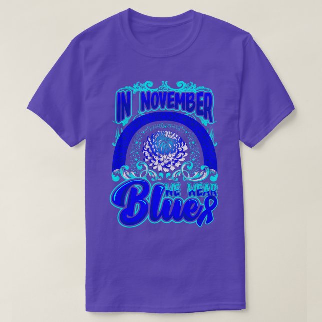 CAMISETA EM NOVEMBRO, VESTIMOS A BLEU (Frente do Design)