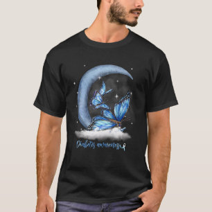 Camiseta Em novembro Vestimos a Borboleta Azul Diabetes