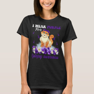 Camiseta Em novembro, Vestimos a Consciência da Epilepsia d