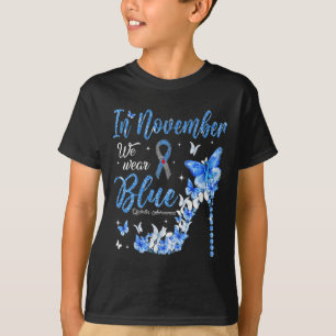Camiseta Em novembro, Vestimos a Manteiga de Sensibilização