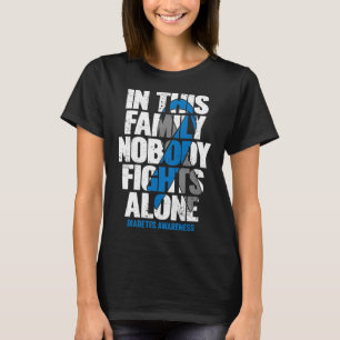 Camiseta Em novembro Vestimos Diabetes Diabéticos T1d T2d A