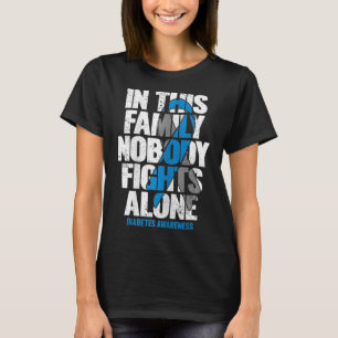 Camiseta Em novembro Vestimos Diabetes Diabéticos T1d T2d A