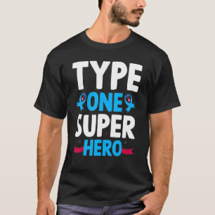 Camiseta Em novembro Vestimos Diabetes T1d T2d Diabetes Azu