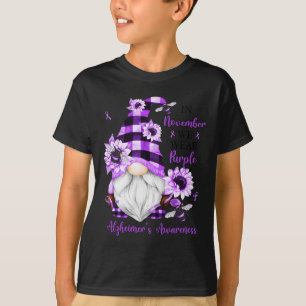 Camiseta Em novembro, Vestimos Gnomos Roxos Heimerheimer Aw