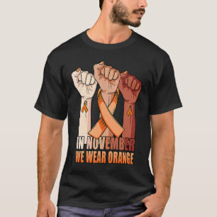 Camiseta Em novembro, vestimos o Mão de Sensibilização da P