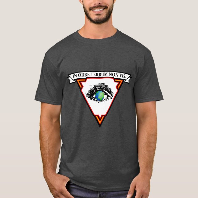 CAMISETA "EM ORBE TERRUM NÃO VISI" (Frente)