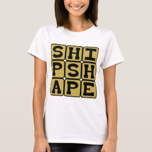 Camiseta Em ordem, arrumado e limpo