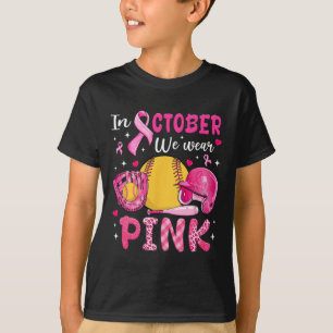 Camiseta Em Outubro Nós Usamos Rosa Softll Conscientização