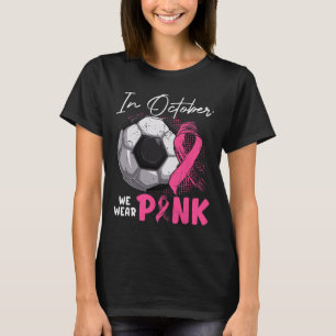 Camiseta Em Outubro Usamos Rosa Conscientização do Câncer d