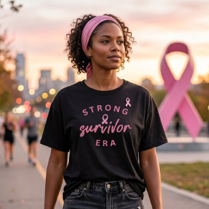 Camiseta Em Outubro Usamos Rosa Conscientização do Câncer d