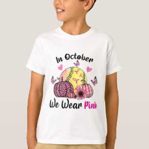 Camiseta Em Outubro Usamos Rosa Softll Conscientização do C