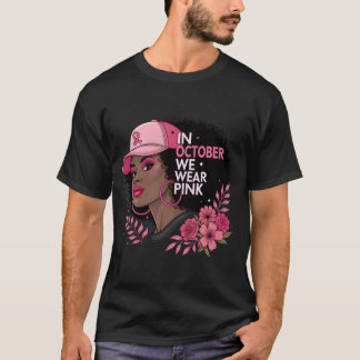 Camiseta Em outubro, Vestimos a Bl de Sensibilização do Can