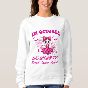 Camiseta Em outubro, Vestimos a consciência cor-de-rosa do
