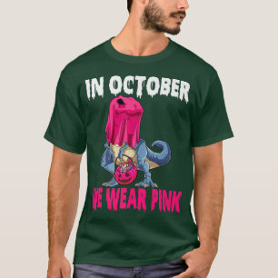 Camiseta Em outubro, Vestimos a consciência cor-de-rosa do 