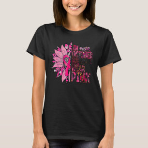 Camiseta Em outubro, vestimos a Pia-Leopardo Girassol Rosa