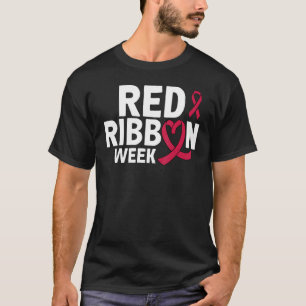 Camiseta Em outubro Vestimos a Semana da Fita Vermelha Sens