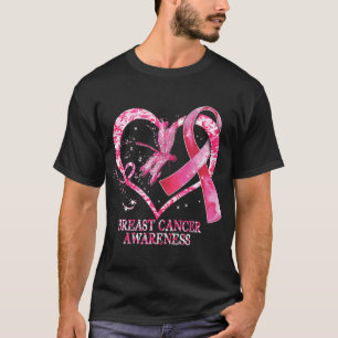 Camiseta Em outubro, Vestimos a Sensibilização do Cancer ro