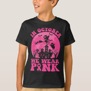 Camiseta Em outubro, Vestimos a Sensibilização Rosa Para O