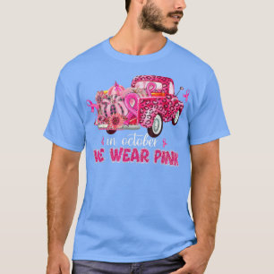 Camiseta Em outubro, Vestimos Bacias-Pias-Párias-Leopardo-R