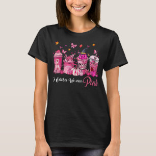 Camiseta Em outubro, Vestimos Café Rosa Olho Latino Fall Au