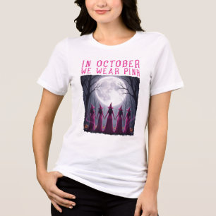Camiseta Em outubro, Vestimos Cancer de Mama do Dia das Bru