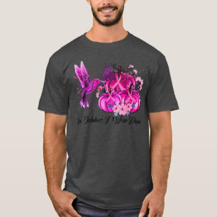 Camiseta Em outubro, Vestimos Cancer de Mama Rosa de Hummin