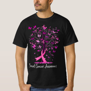 Camiseta Em outubro, Vestimos Cancer de seio de árvore de f