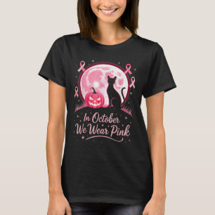 Camiseta Em outubro Vestimos Fita Rosa Cancer A De Fita Gat