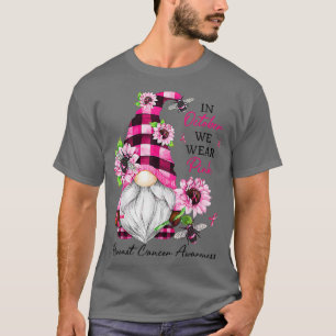 Camiseta Em outubro Vestimos Gnomo Rosa Cancer Mama Awaren