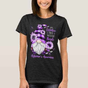 Camiseta Em outubro Vestimos Gnomos Roxos Heimerheimer
