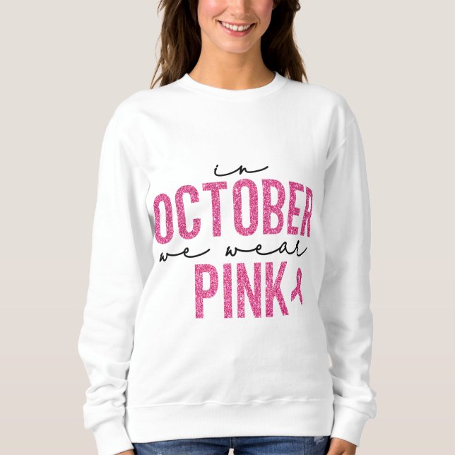 Camiseta Em outubro, Vestimos Lantera Rosa (Frente)