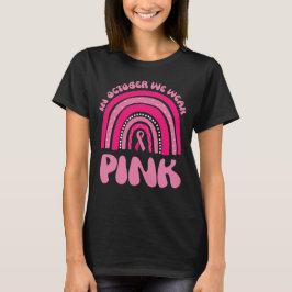 Camiseta Em outubro Vestimos o arco-íris rosa