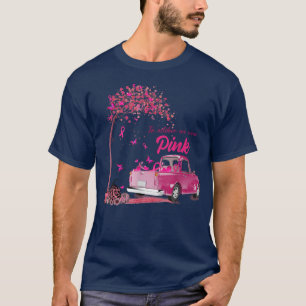 Camiseta Em outubro, Vestimos O Cancer De Mama Rosa