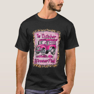 Camiseta Em outubro, Vestimos o Cancer de peito do ônibus e