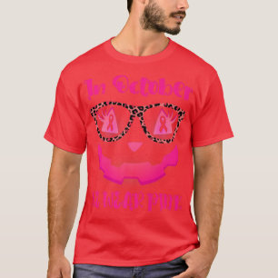 Camiseta Em outubro Vestimos O Cancer Rosa Jackolanterna