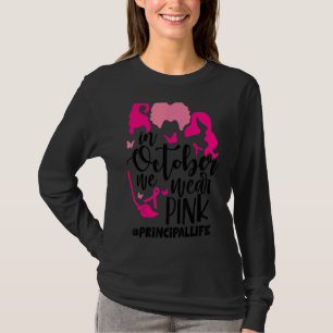 Camiseta Em outubro, Vestimos o diretor rosa