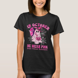 Camiseta Em outubro, Vestimos o Espírito das Mulheres Cance