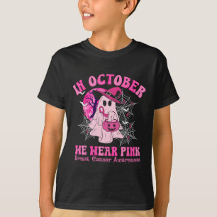 Camiseta Em outubro, Vestimos o Espírito das Mulheres Cance