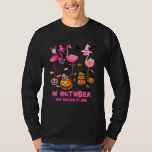Camiseta Em Outubro, Vestimos O Rosa E Assistimos À Pumpkin