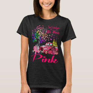 Camiseta Em outubro, Vestimos o rosa - Sensibilização para 