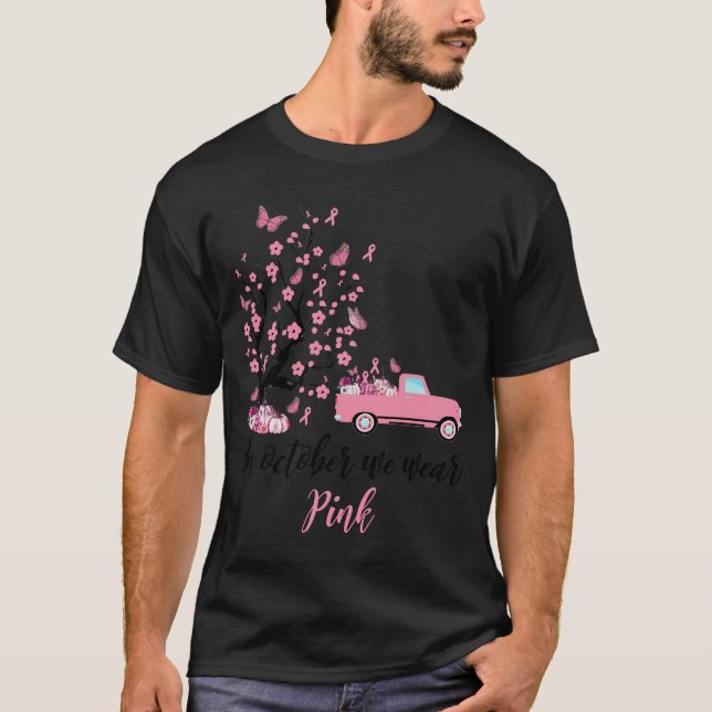 Camiseta em outubro vestimos rosa (Frente)